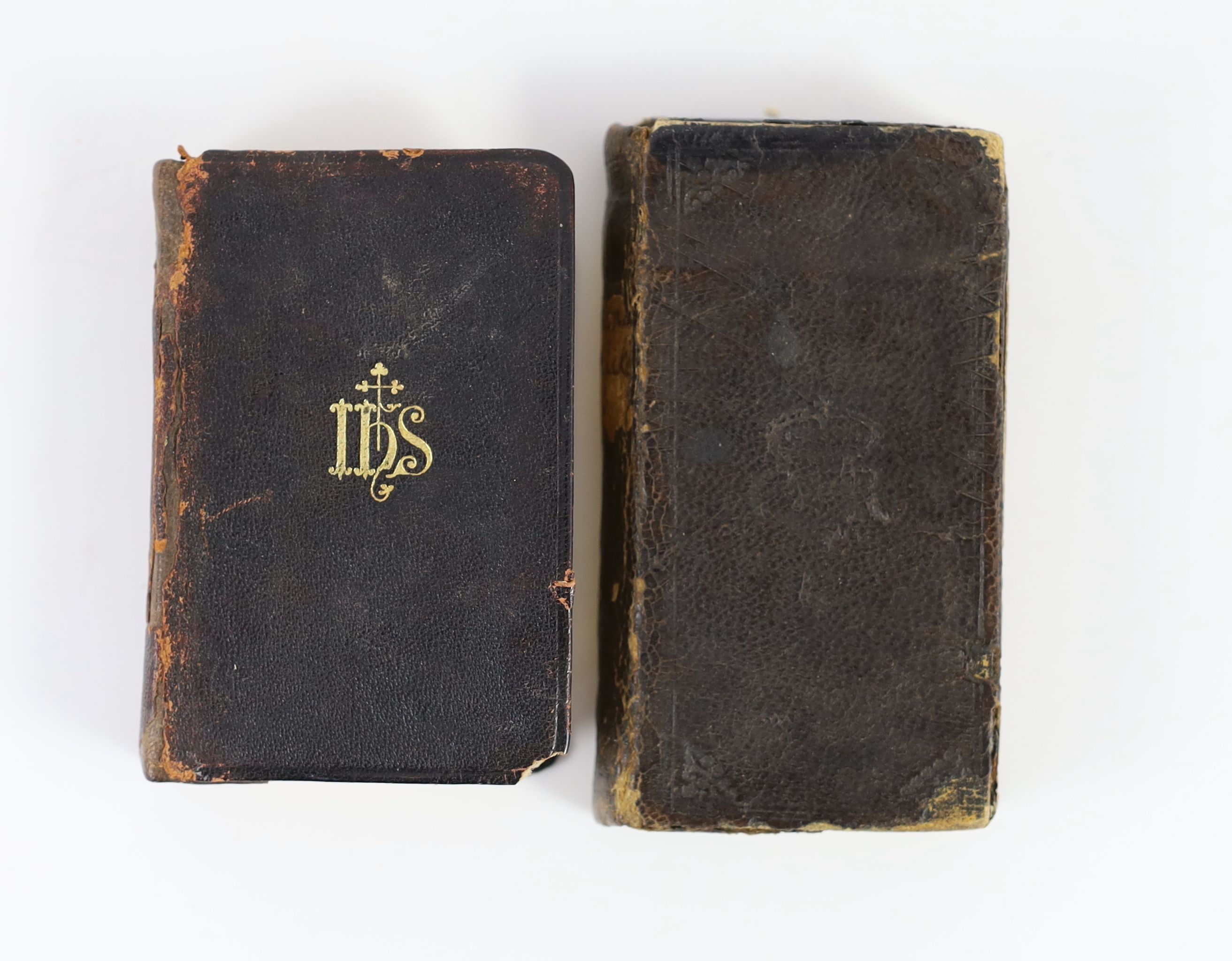 Charles I, King of England - Eikon Basilike. The Pourtracture of His Sacred Majestie in His Solitude and Sufferings, 24mo (97 x 49mm), calf, the cover stamped C.R beneath a crown, leaves closely cropped and darkened, Rep